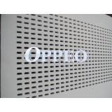 Tangent perforated gypsum board