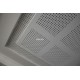 Seamless perforated gypsum ceiling